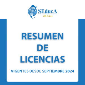 licencias docentes de caba